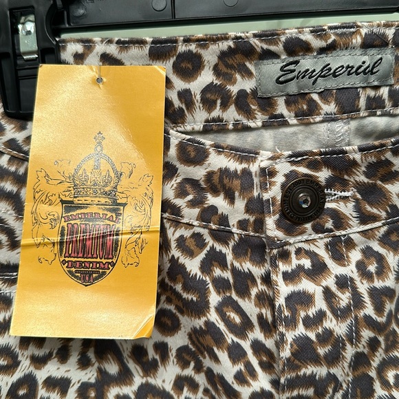 NWT Emperial Women’s Size 7 Leopard Print Pants - Picture 5 of 9